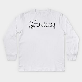 I write Fantasy Kids Long Sleeve T-Shirt